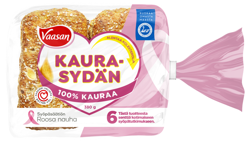 Vaasan Kaurasydän Roosanauha