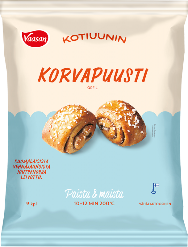 Vaasan Kotiuunin Korvapuusti pakkaus