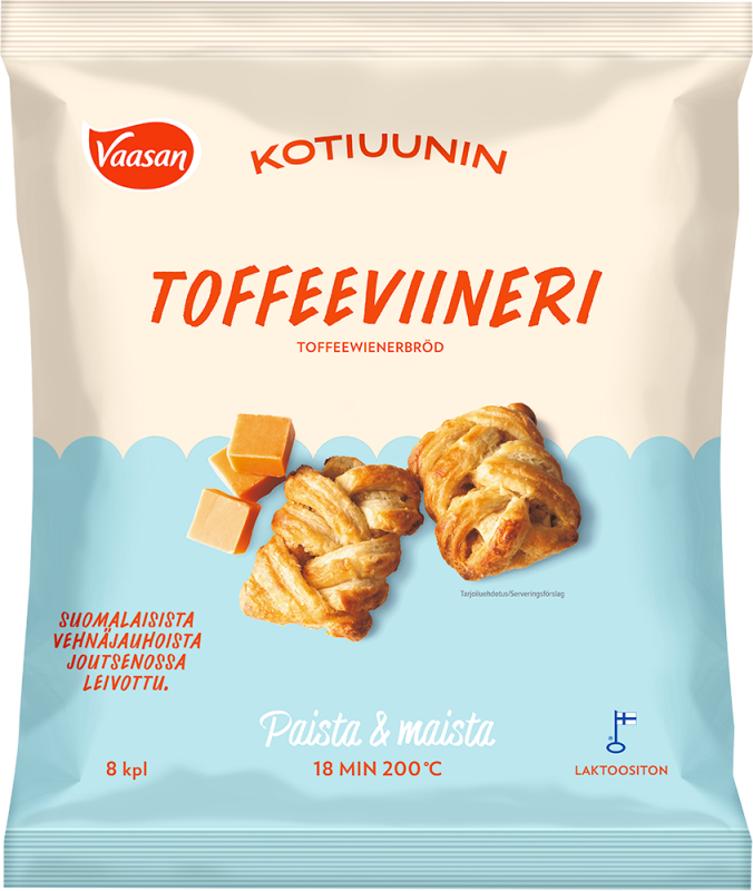 Vaasan Kotiuunin Toffeeviineri pakkaus
