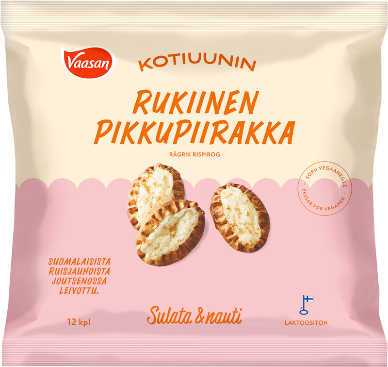 Vaasan Kotiuunin Rukiinen Pikkupiirakka