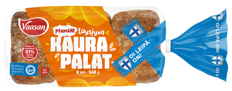 Vaasan Pehmeät Kaurapalat